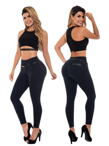 LEGGING LEVANTA COLA CON FAJA POR DENTRO REF: 210288