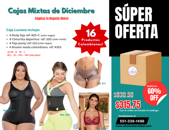 CAJAS DE EMPRENDIMIENTO PARA CATALGO/ CAJA LUCIA