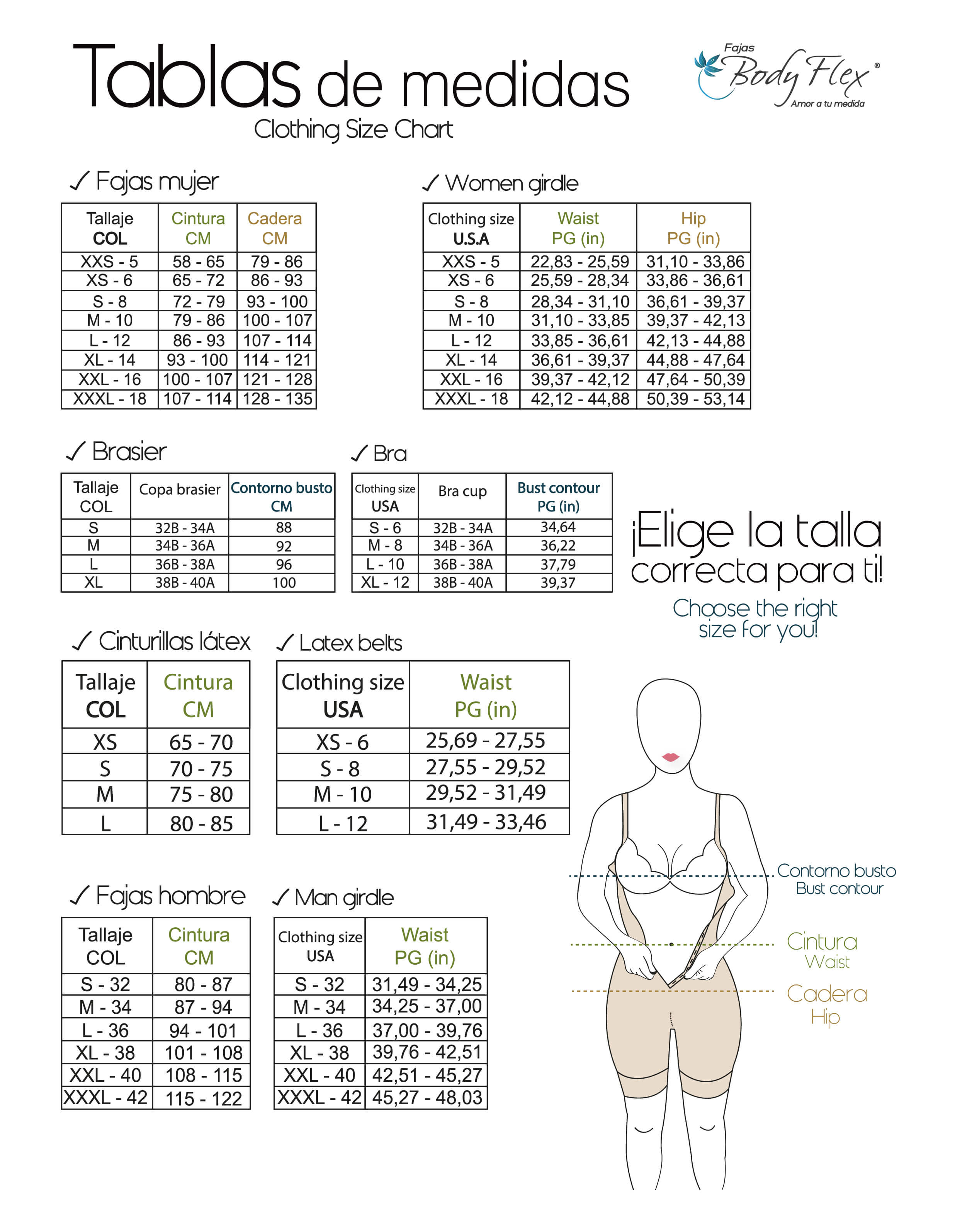 BODY FLEX FAJA REF: 5021PMG