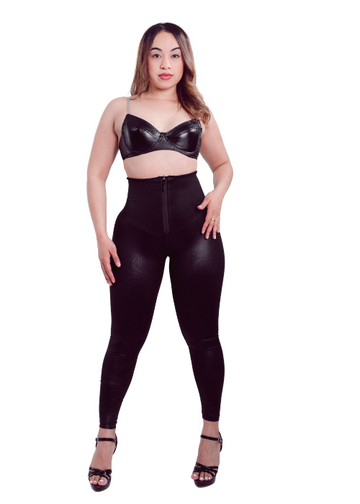 L3102-1 Legging Colombiano con Cinturilla Latex Imcorporado.